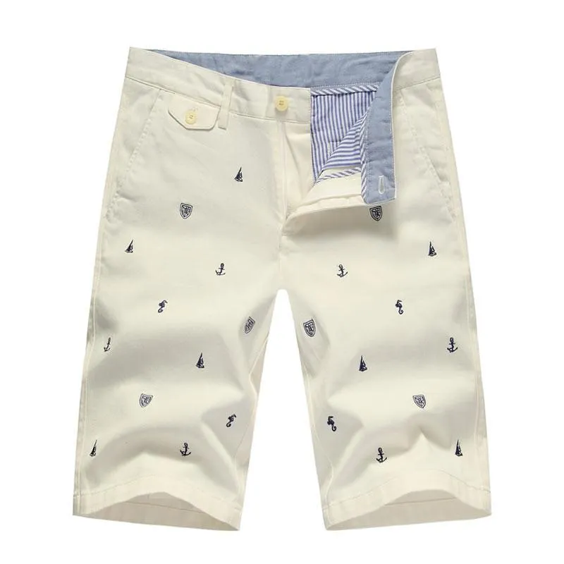 Men's Summer Fashion Print Breathable Shorts