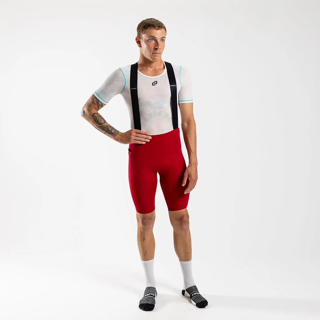 Men's Supremo Velocé Bib Shorts (Red)
