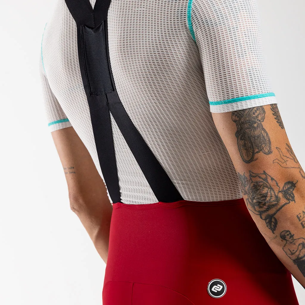 Men's Supremo Velocé Bib Shorts (Red)