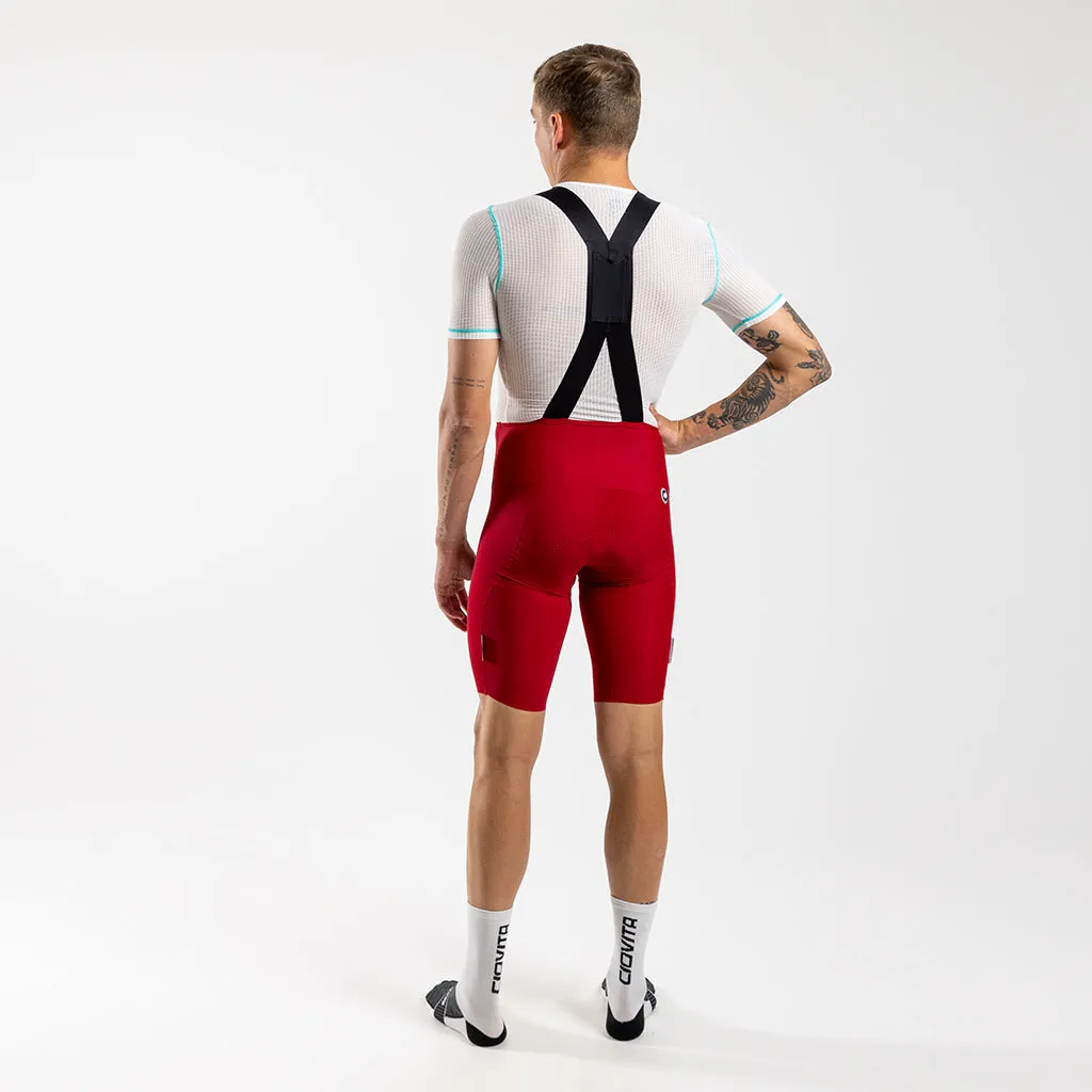 Men's Supremo Velocé Bib Shorts (Red)