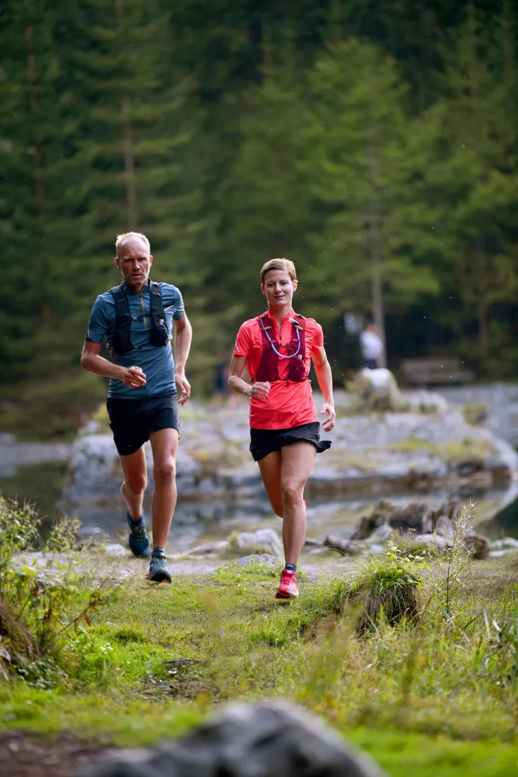 Men's Trail Running Baggy Shorts - Black