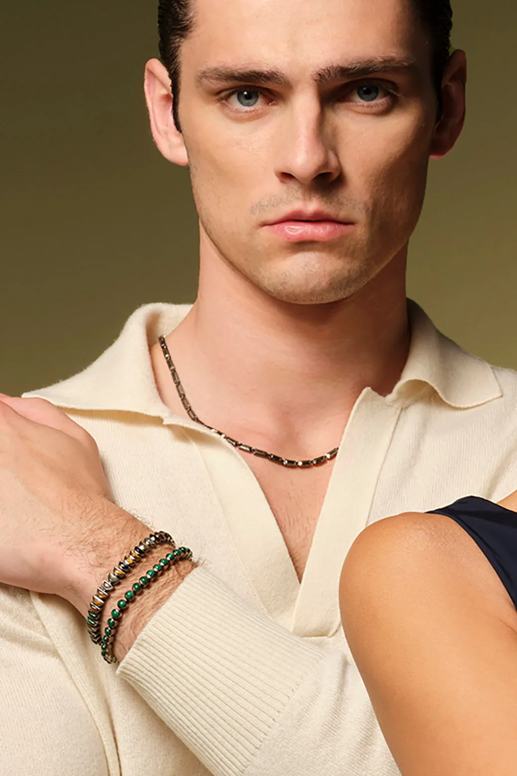 Men's Worm Tennis Bracelet - Camouflage