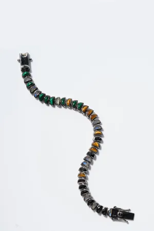Men's Worm Tennis Bracelet - Camouflage