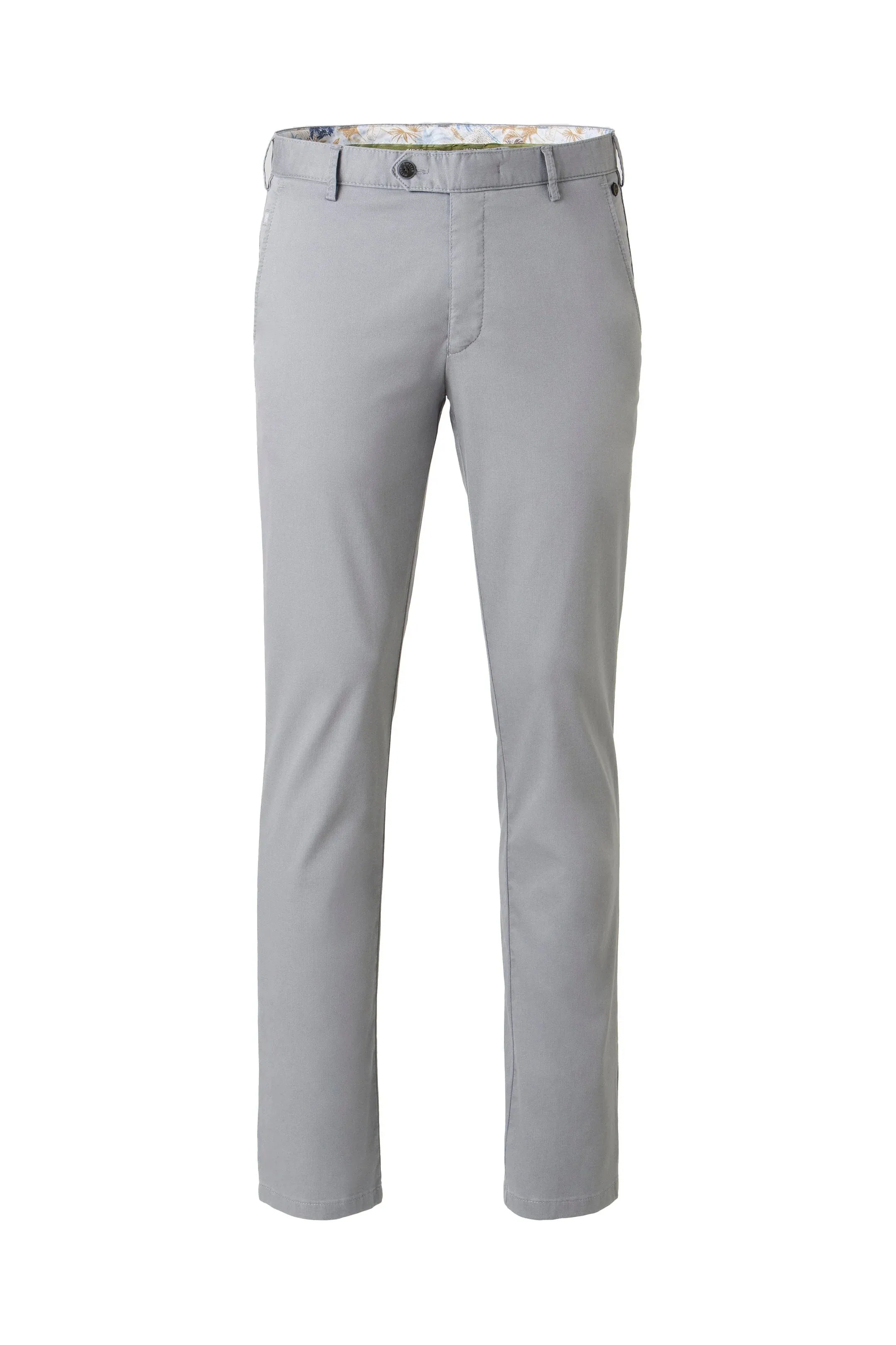 MEYER Roma Trousers - 5070 Fine Cotton Chinos - Grey