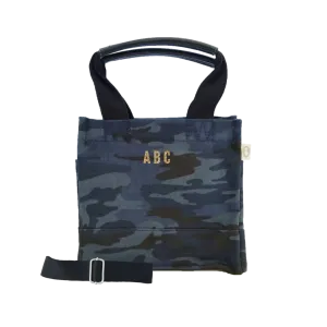 Mini Monogram Mini Luxe North South: Dark Blue Camouflage