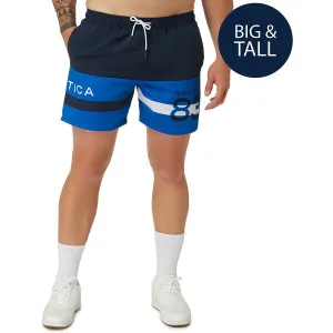 Nautica Extended Size Ridley 6" Swim Shorts - Dark Navy