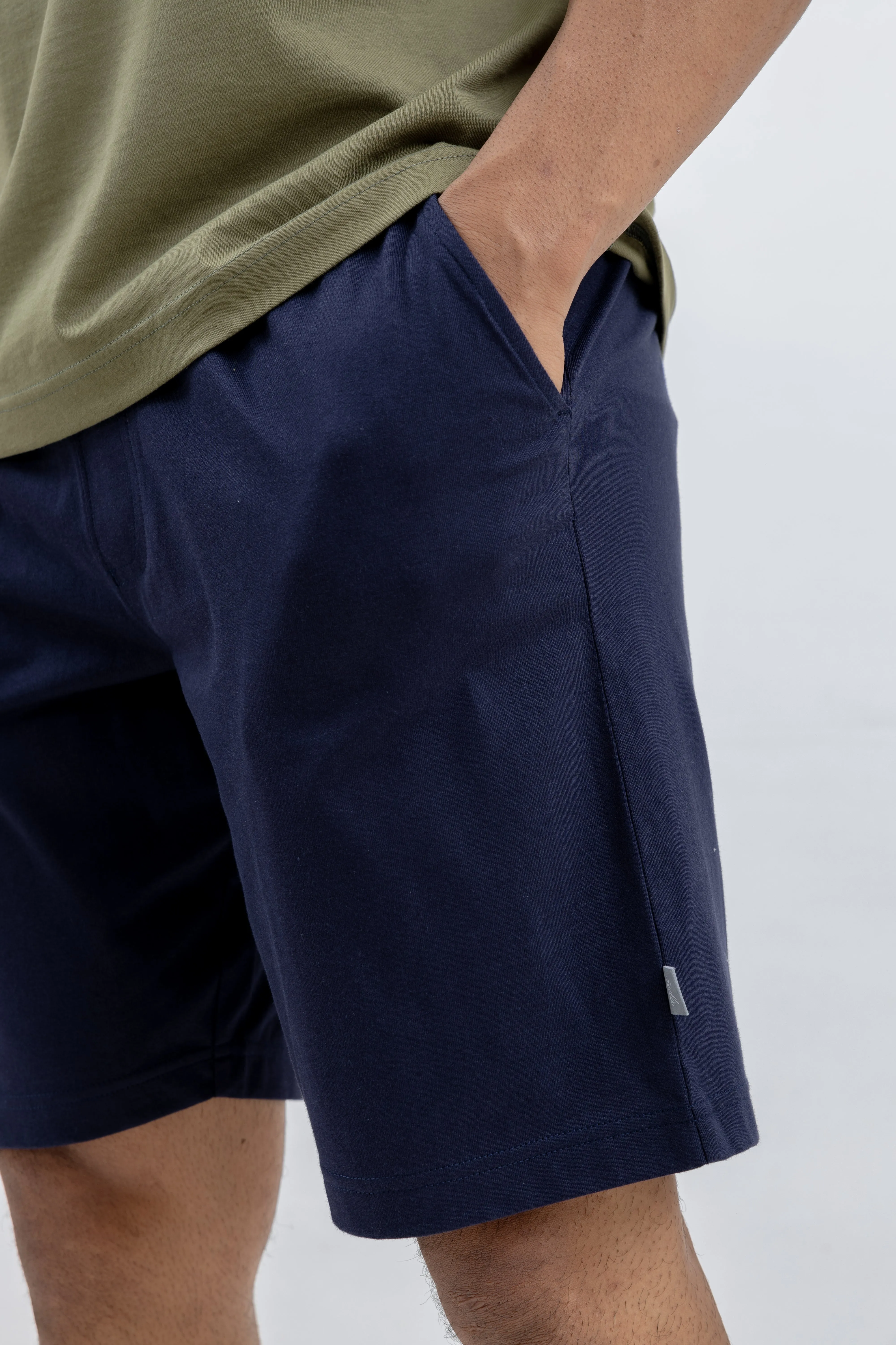 NAVY BLISS MENS KNIT SHORT