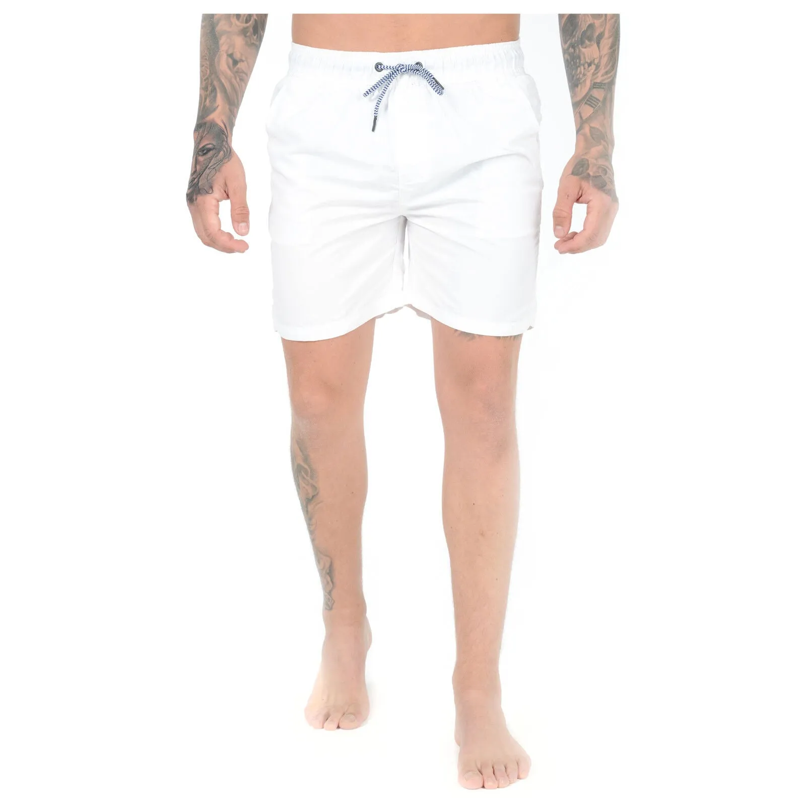 NEW MENS MESH LINED SWIM SHORTS TRUNKS BEACH POOL SWIMMING SWIMMER RUNNING PANTS Quick-Drying Swim Shorts for Running & Gym