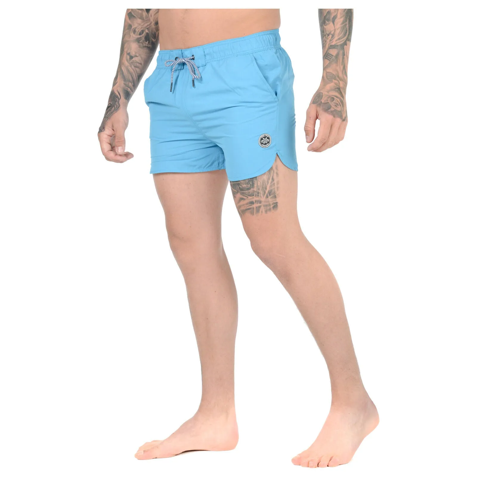 NEW MENS MESH LINED SWIM SHORTS TRUNKS BEACH POOL SWIMMING SWIMMER RUNNING PANTS Quick-Drying Swim Shorts for Running & Gym