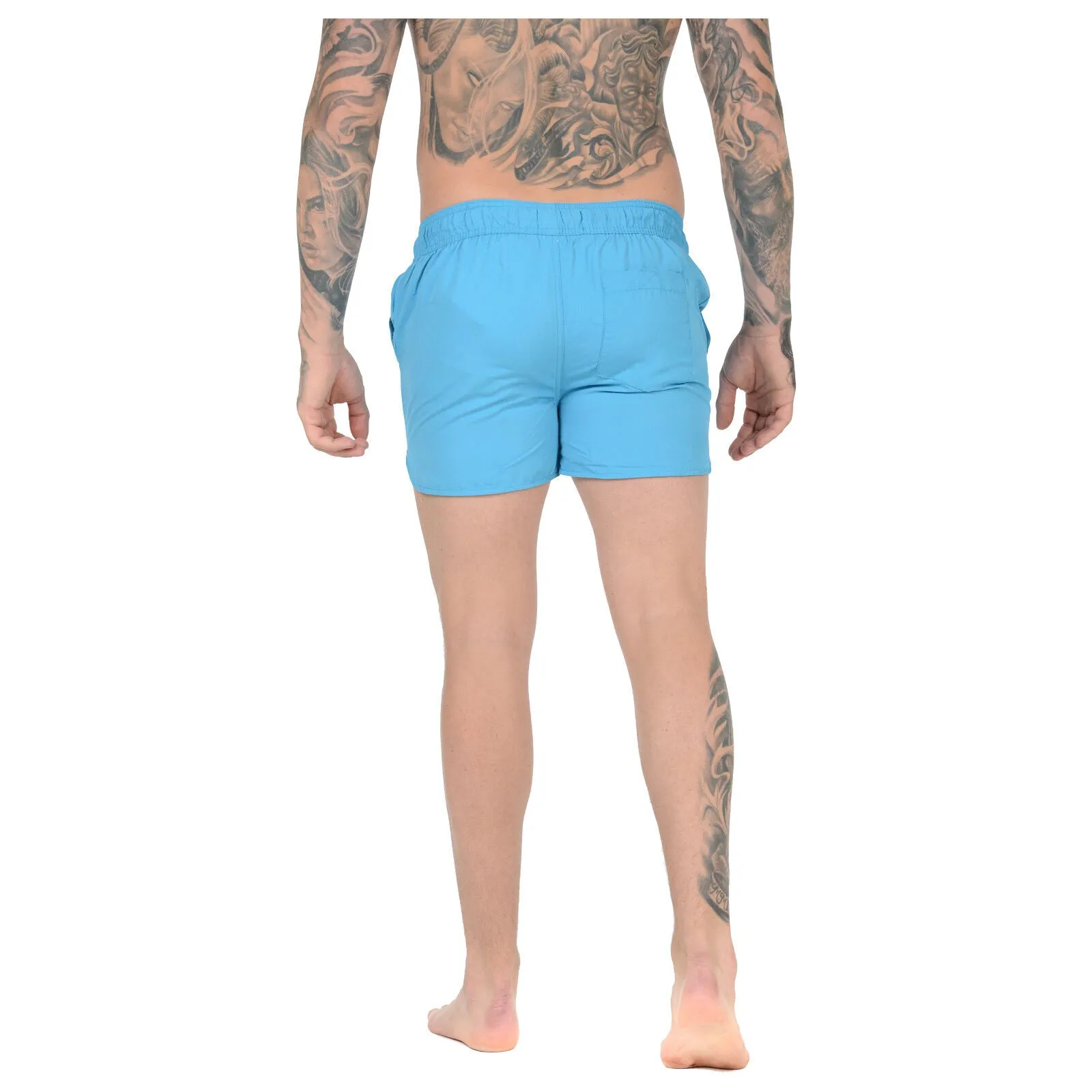 NEW MENS MESH LINED SWIM SHORTS TRUNKS BEACH POOL SWIMMING SWIMMER RUNNING PANTS Quick-Drying Swim Shorts for Running & Gym