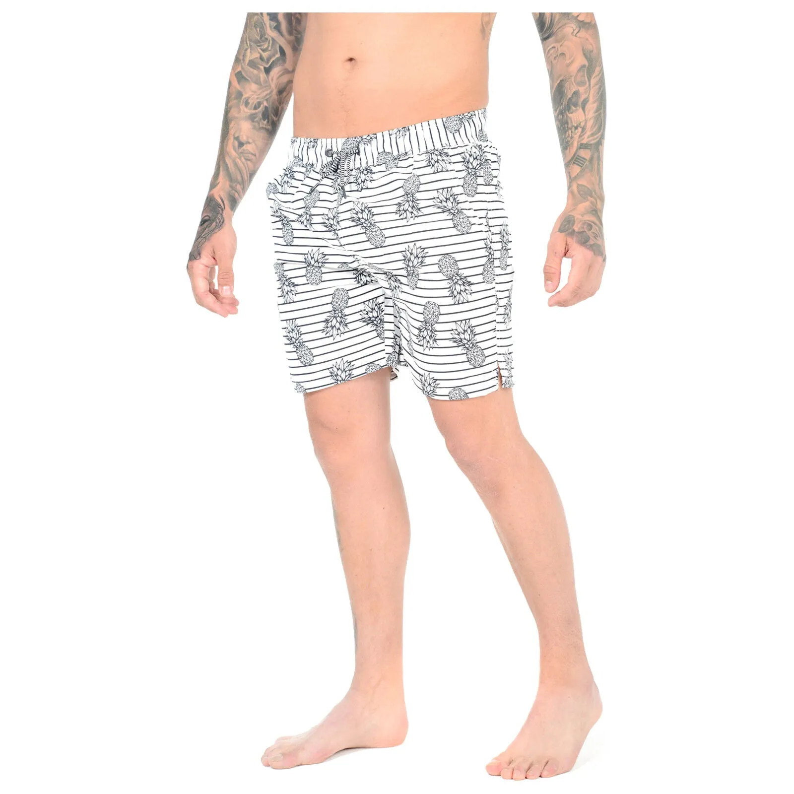 NEW MENS MESH LINED SWIM SHORTS TRUNKS BEACH POOL SWIMMING SWIMMER RUNNING PANTS Quick-Drying Swim Shorts for Running & Gym
