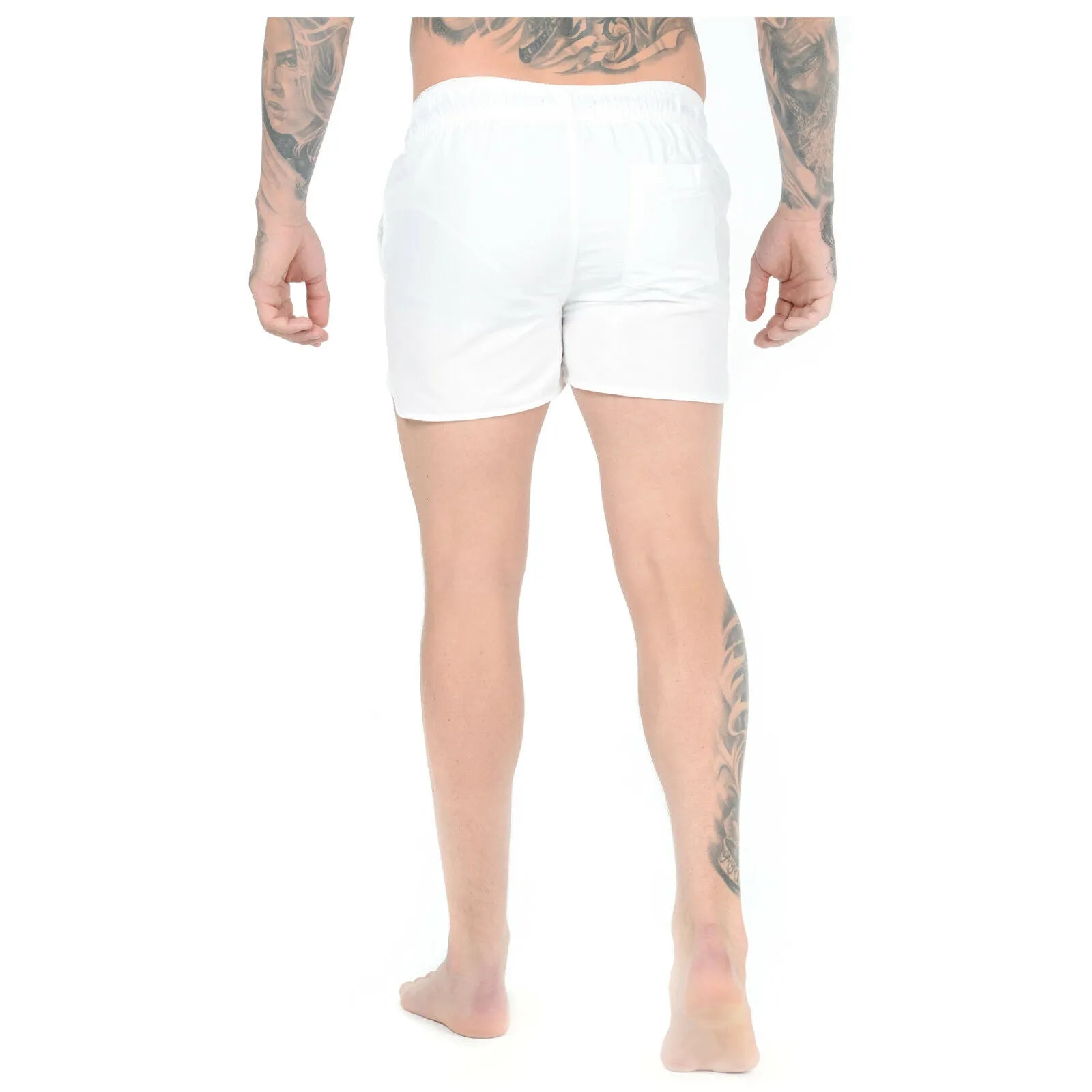 NEW MENS MESH LINED SWIM SHORTS TRUNKS BEACH POOL SWIMMING SWIMMER RUNNING PANTS Quick-Drying Swim Shorts for Running & Gym