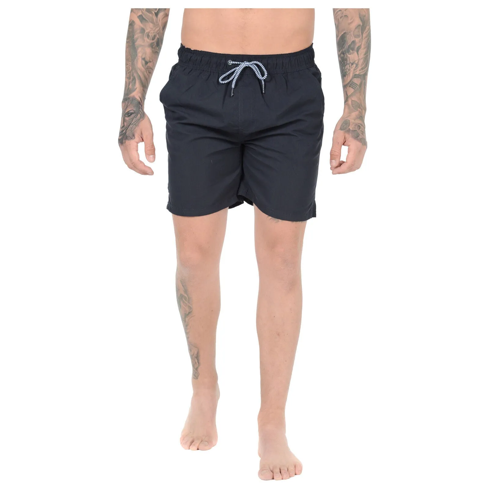 NEW MENS MESH LINED SWIM SHORTS TRUNKS BEACH POOL SWIMMING SWIMMER RUNNING PANTS Quick-Drying Swim Shorts for Running & Gym