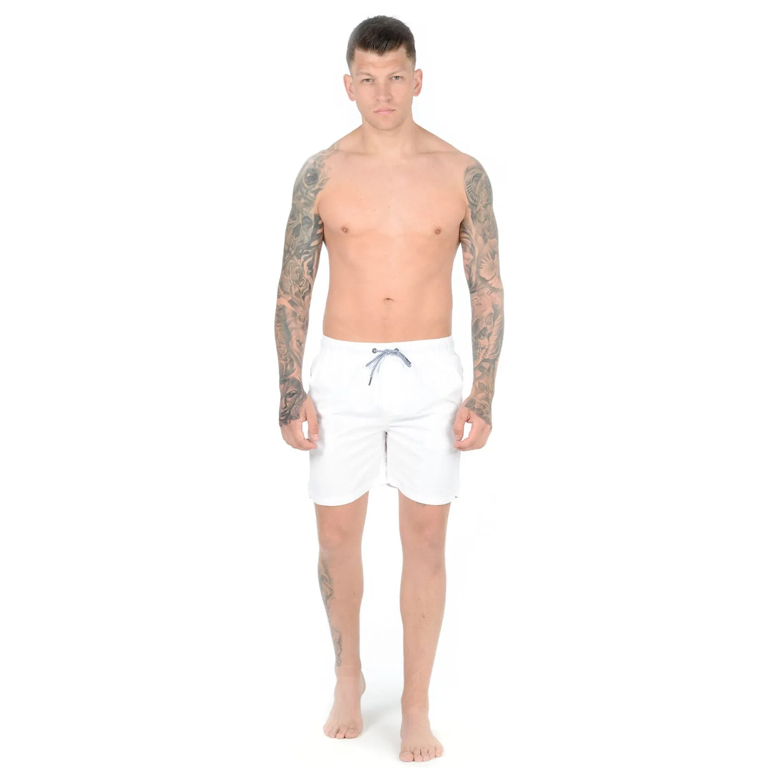 NEW MENS MESH LINED SWIM SHORTS TRUNKS BEACH POOL SWIMMING SWIMMER RUNNING PANTS Quick-Drying Swim Shorts for Running & Gym