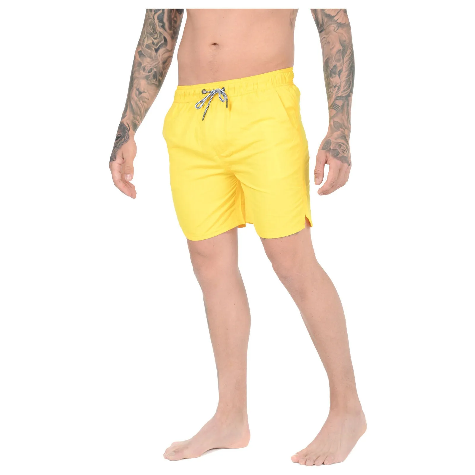 NEW MENS MESH LINED SWIM SHORTS TRUNKS BEACH POOL SWIMMING SWIMMER RUNNING PANTS Quick-Drying Swim Shorts for Running & Gym