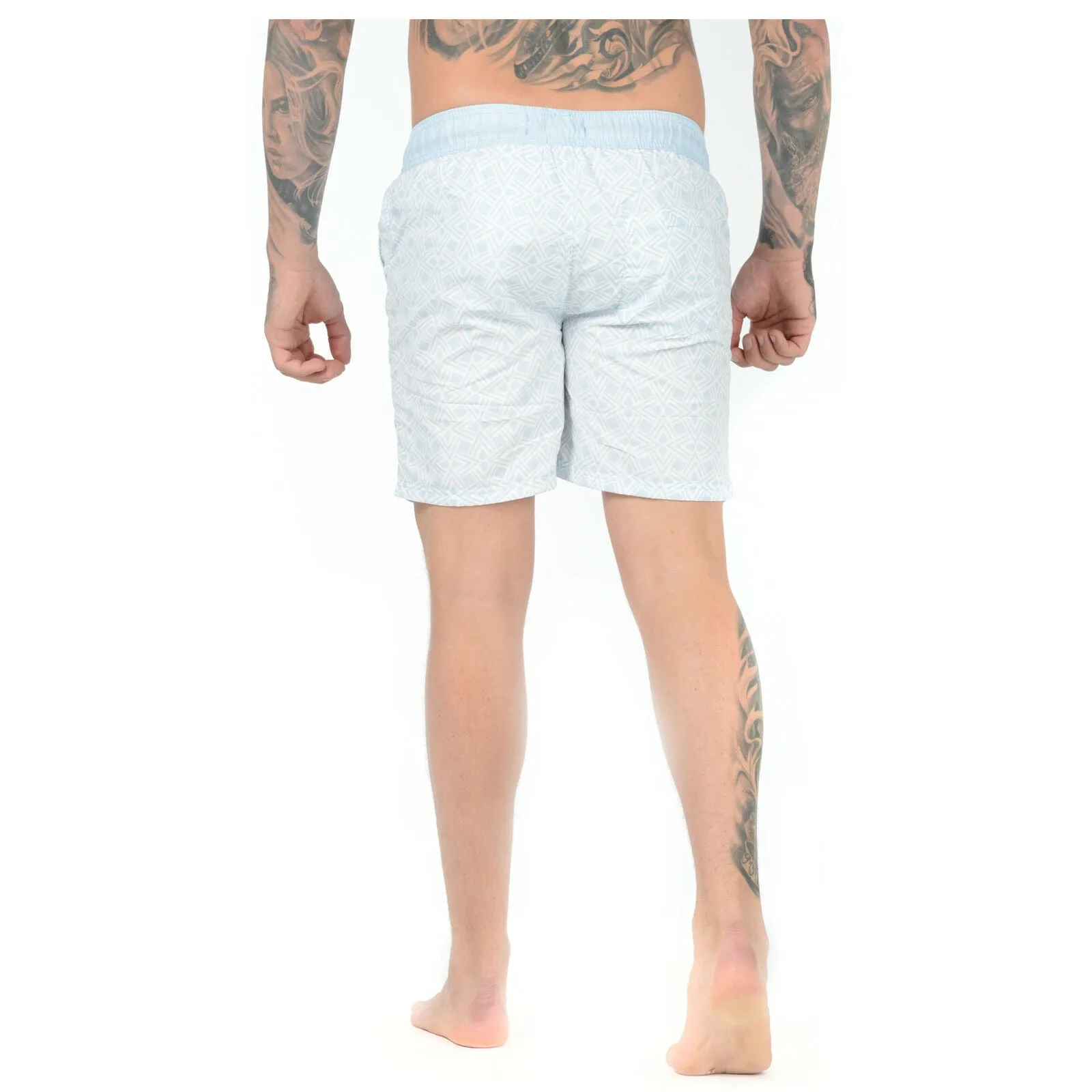 NEW MENS MESH LINED SWIM SHORTS TRUNKS BEACH POOL SWIMMING SWIMMER RUNNING PANTS Quick-Drying Swim Shorts for Running & Gym