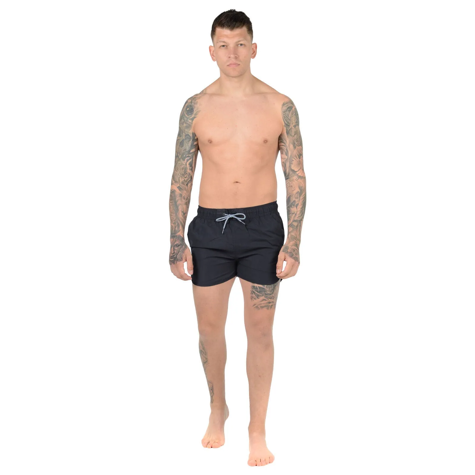 NEW MENS MESH LINED SWIM SHORTS TRUNKS BEACH POOL SWIMMING SWIMMER RUNNING PANTS Quick-Drying Swim Shorts for Running & Gym