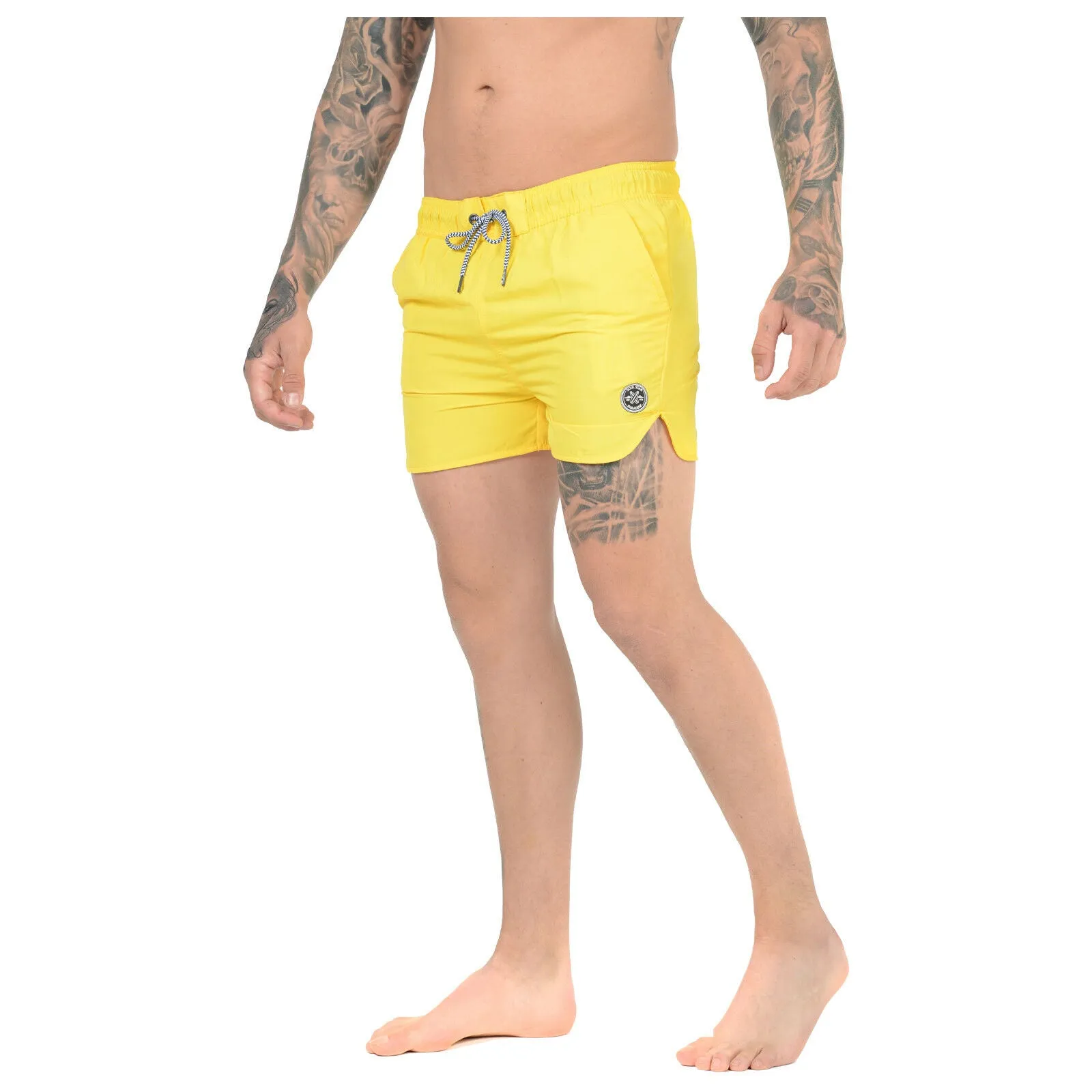 NEW MENS MESH LINED SWIM SHORTS TRUNKS BEACH POOL SWIMMING SWIMMER RUNNING PANTS Quick-Drying Swim Shorts for Running & Gym