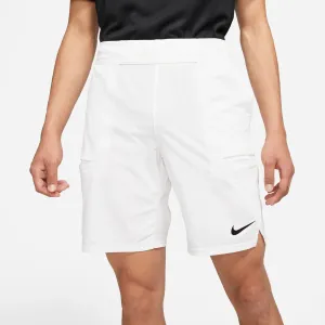 Nike Men's Dri-FIT Slam Short 9-Inch (White/Black)