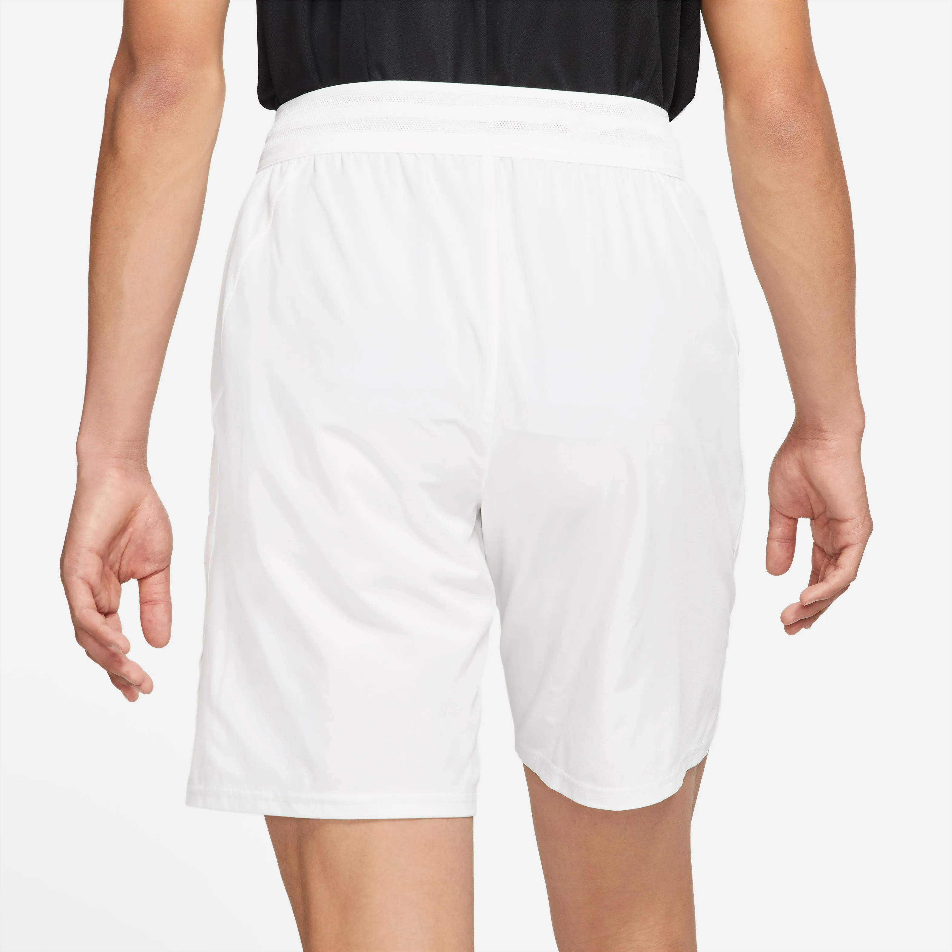 Nike Men's Dri-FIT Slam Short 9-Inch (White/Black)
