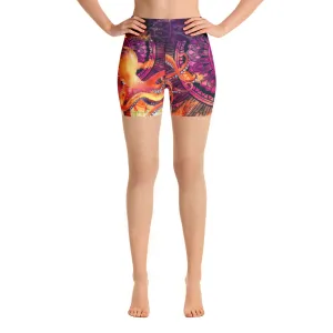 Octopus Mandala - Yoga Shorts
