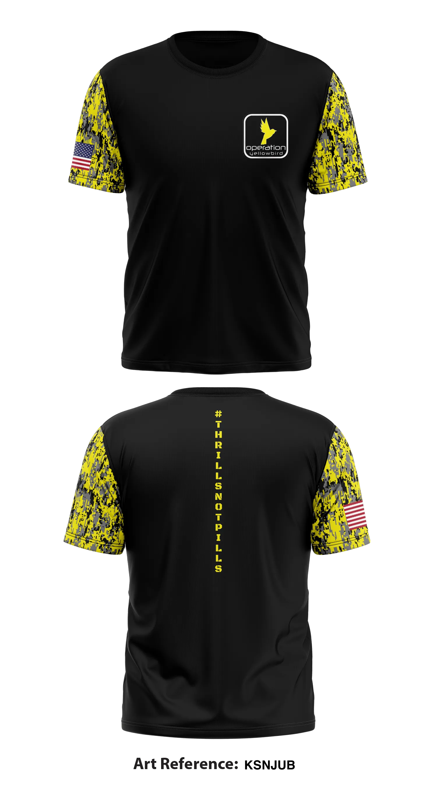 Operation Yellowbird Store 1 Core Men's SS Performance Tee - KSnJuB