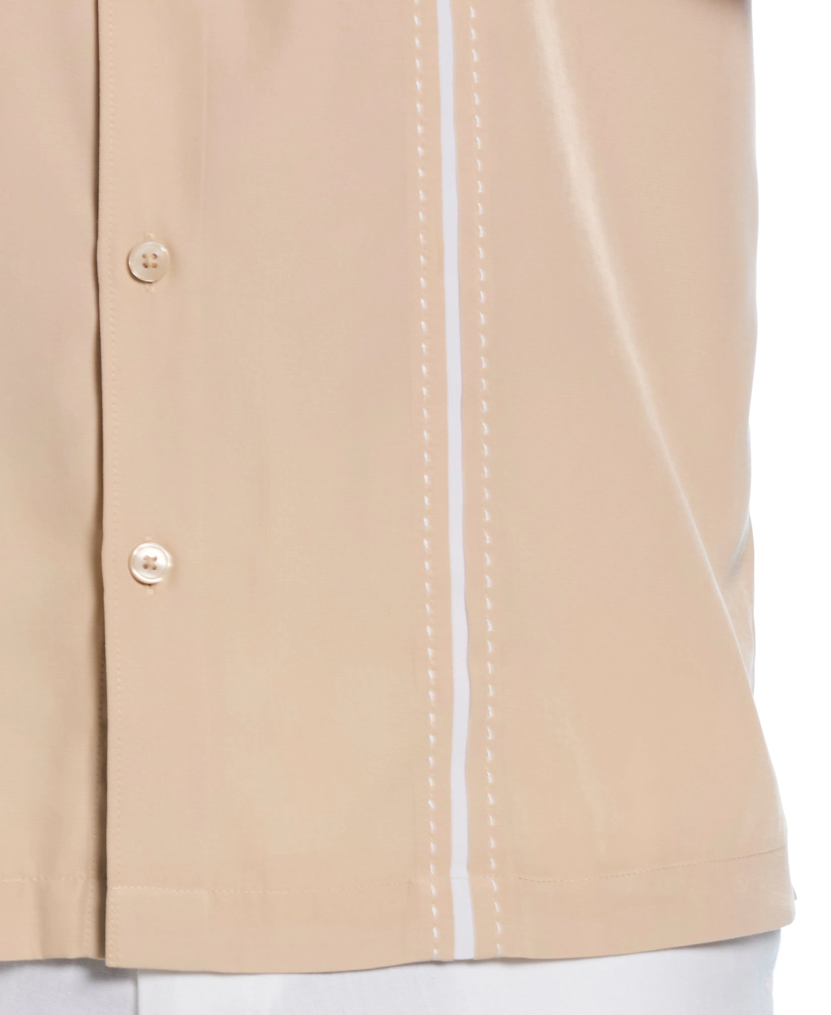 Panel Shirt - Contrast Stitching