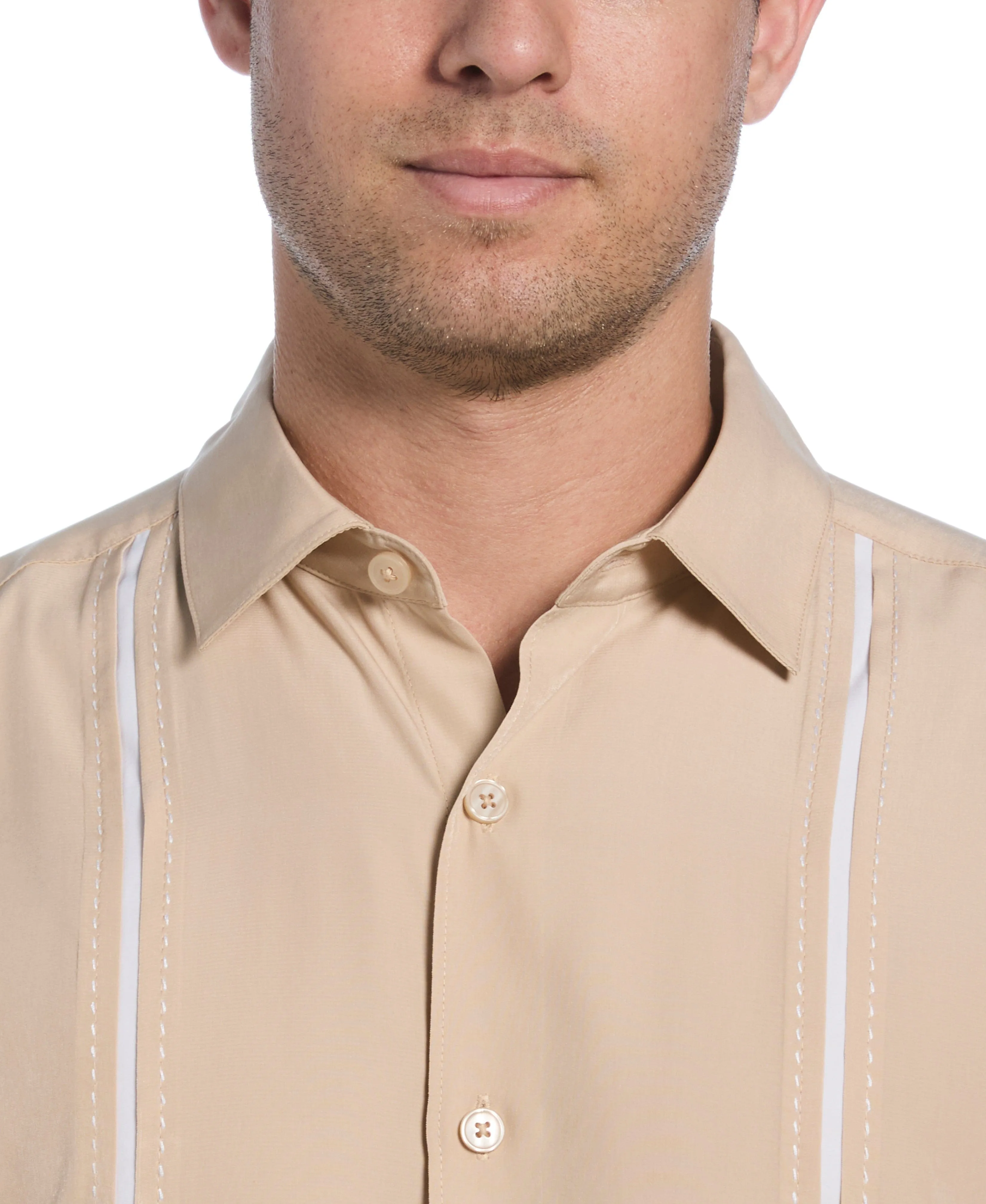 Panel Shirt - Contrast Stitching