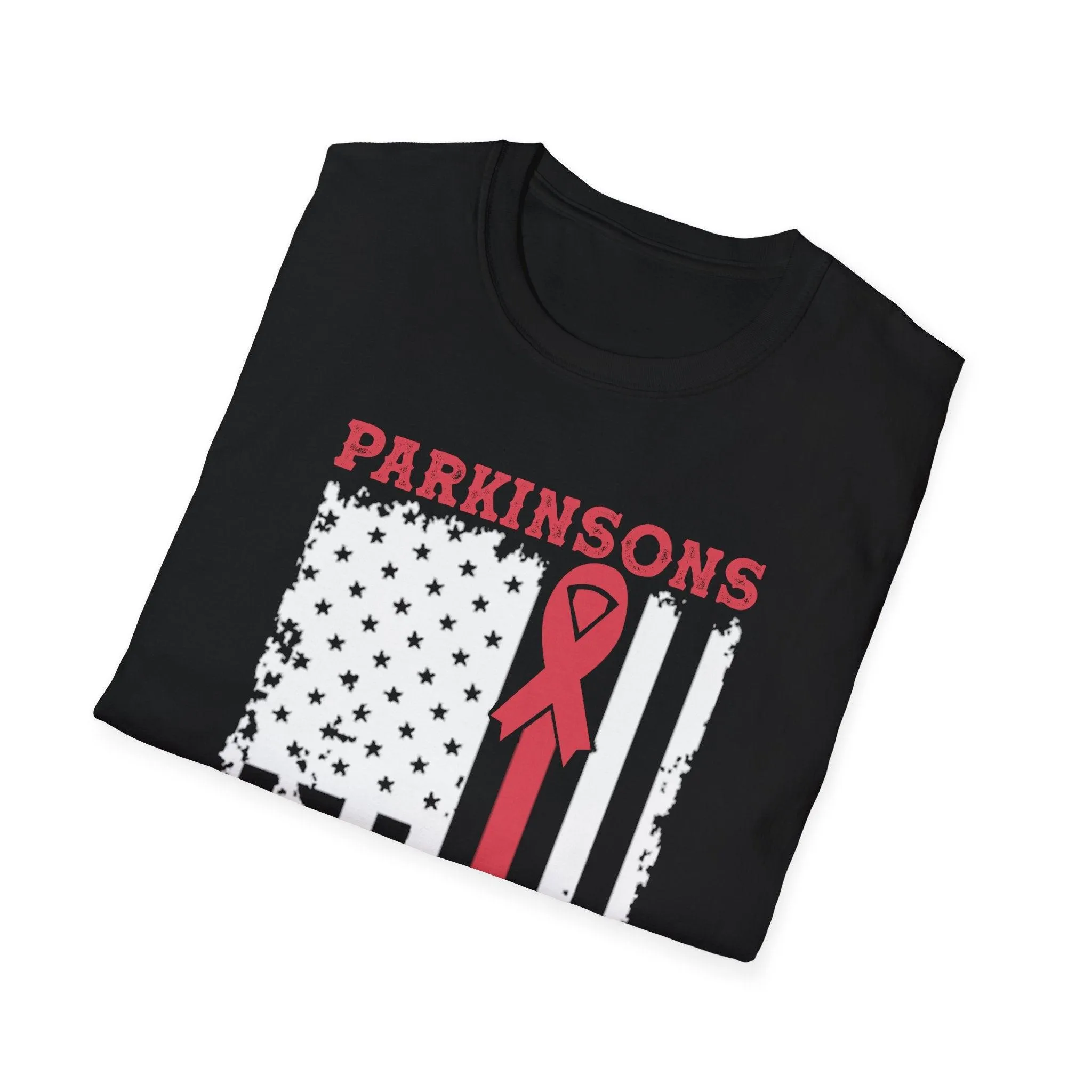 Parkinson's Awareness American Flag T-Shirts, Parkinson's Disease Awareness ,Parkinson's Awareness Gift Warrior, Parkinson's Silver Ribbon