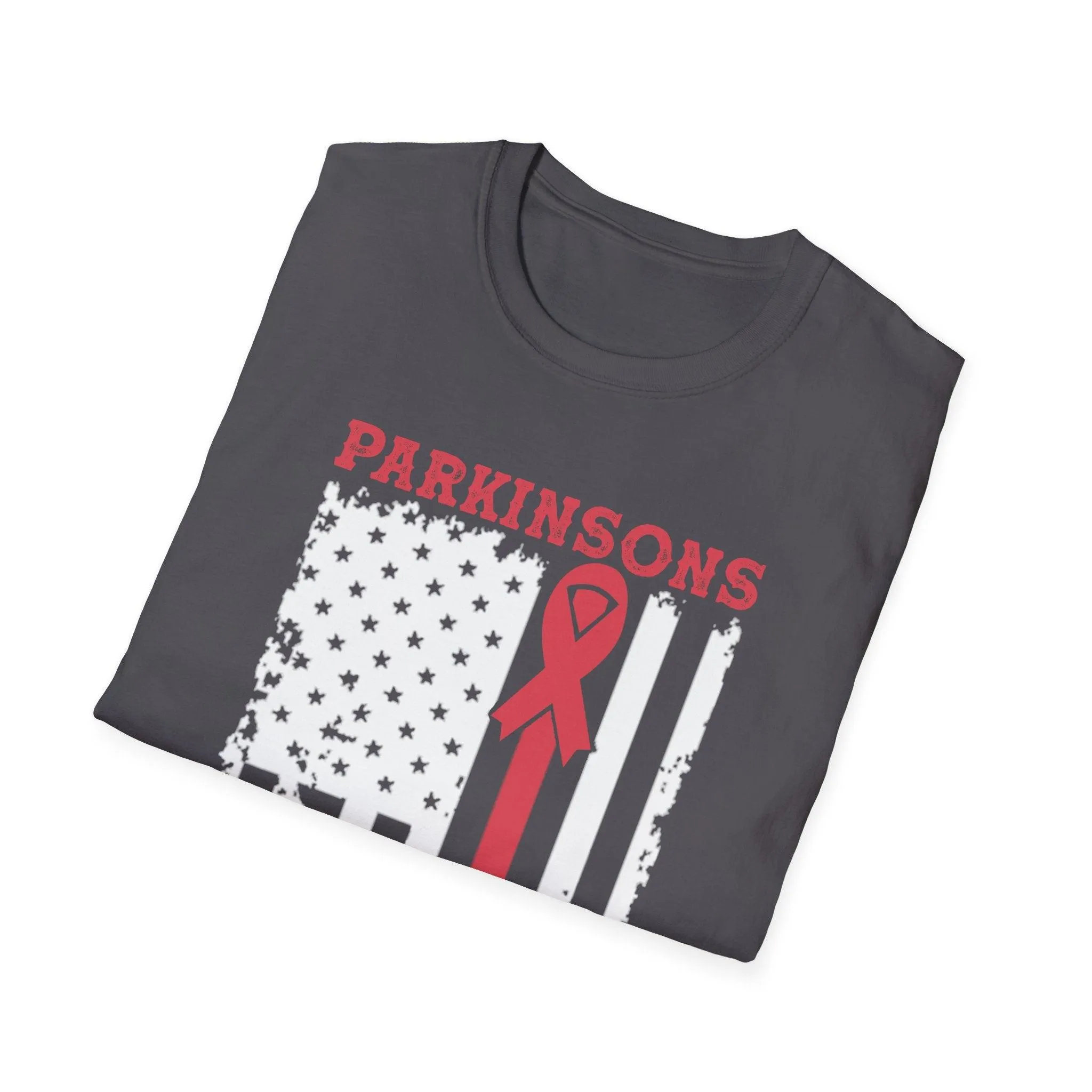 Parkinson's Awareness American Flag T-Shirts, Parkinson's Disease Awareness ,Parkinson's Awareness Gift Warrior, Parkinson's Silver Ribbon