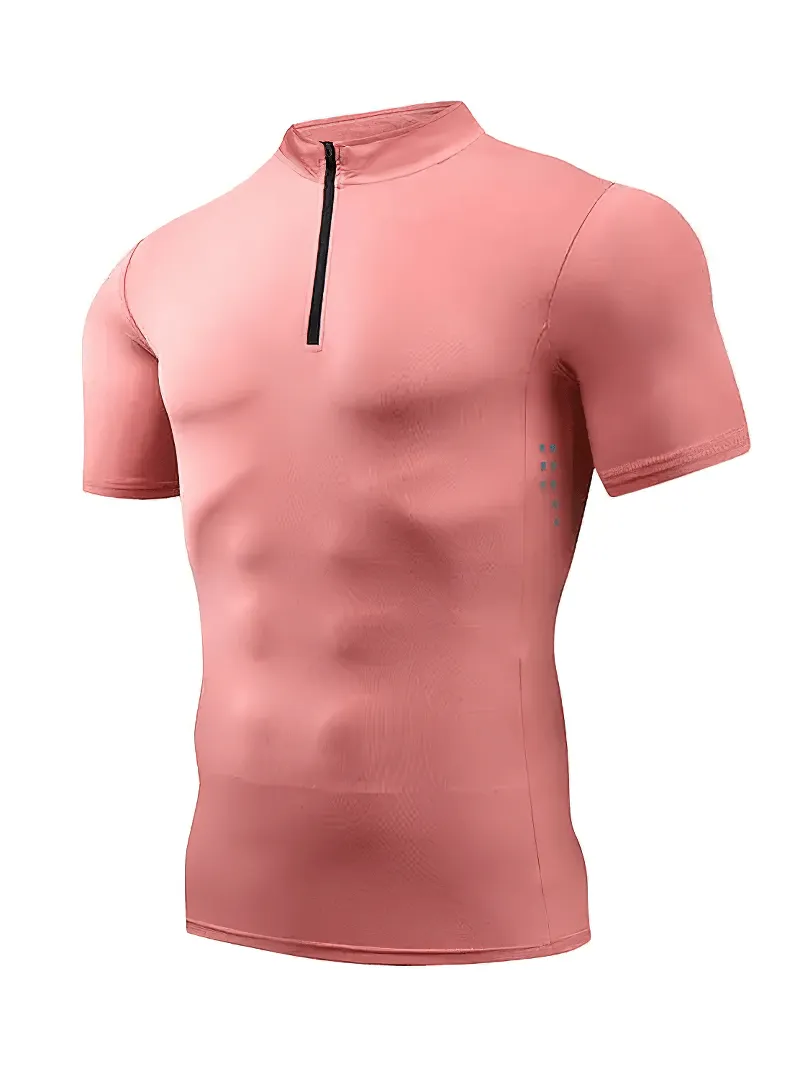 Performance Half Zip Compression T-Shirt for Men - SF2159