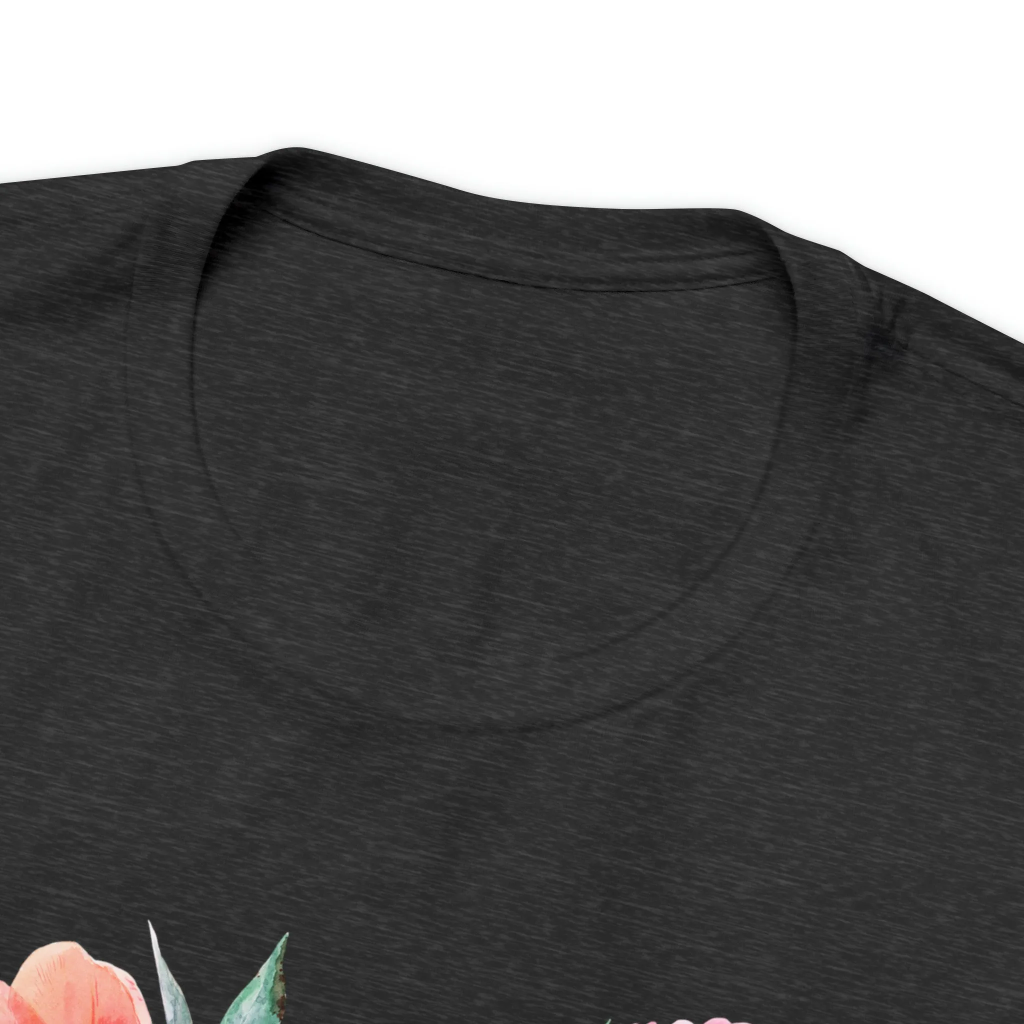 Pink and Rose Heart T-Shirt | Wonderful Mom Tee |  Bella Canvas 3001 Unisex |  Mama Short Sleeve Tshirt