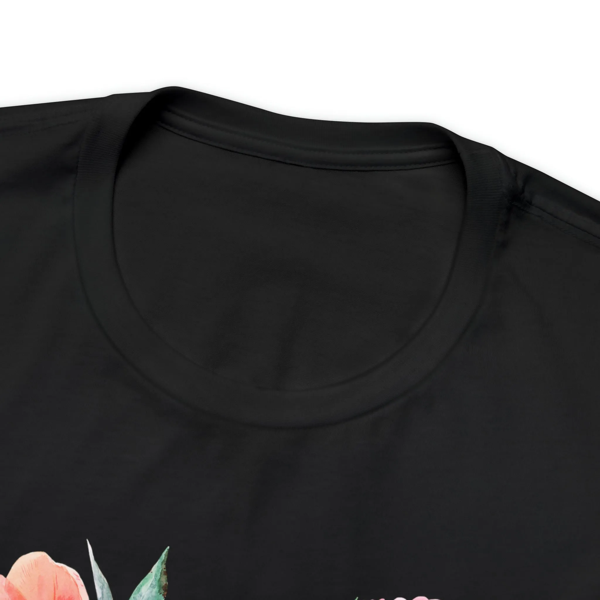 Pink and Rose Heart T-Shirt | Wonderful Mom Tee |  Bella Canvas 3001 Unisex |  Mama Short Sleeve Tshirt