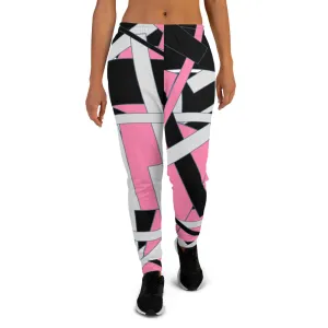 Pink Geometric Women's Joggers