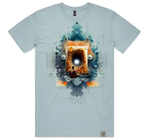 QUANTUM TUNNEL Men's T Pale Blue