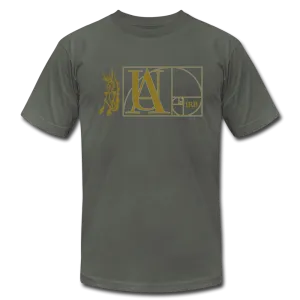 "Atrix Universe Defined" Metallic Gold & Silver Flex Print