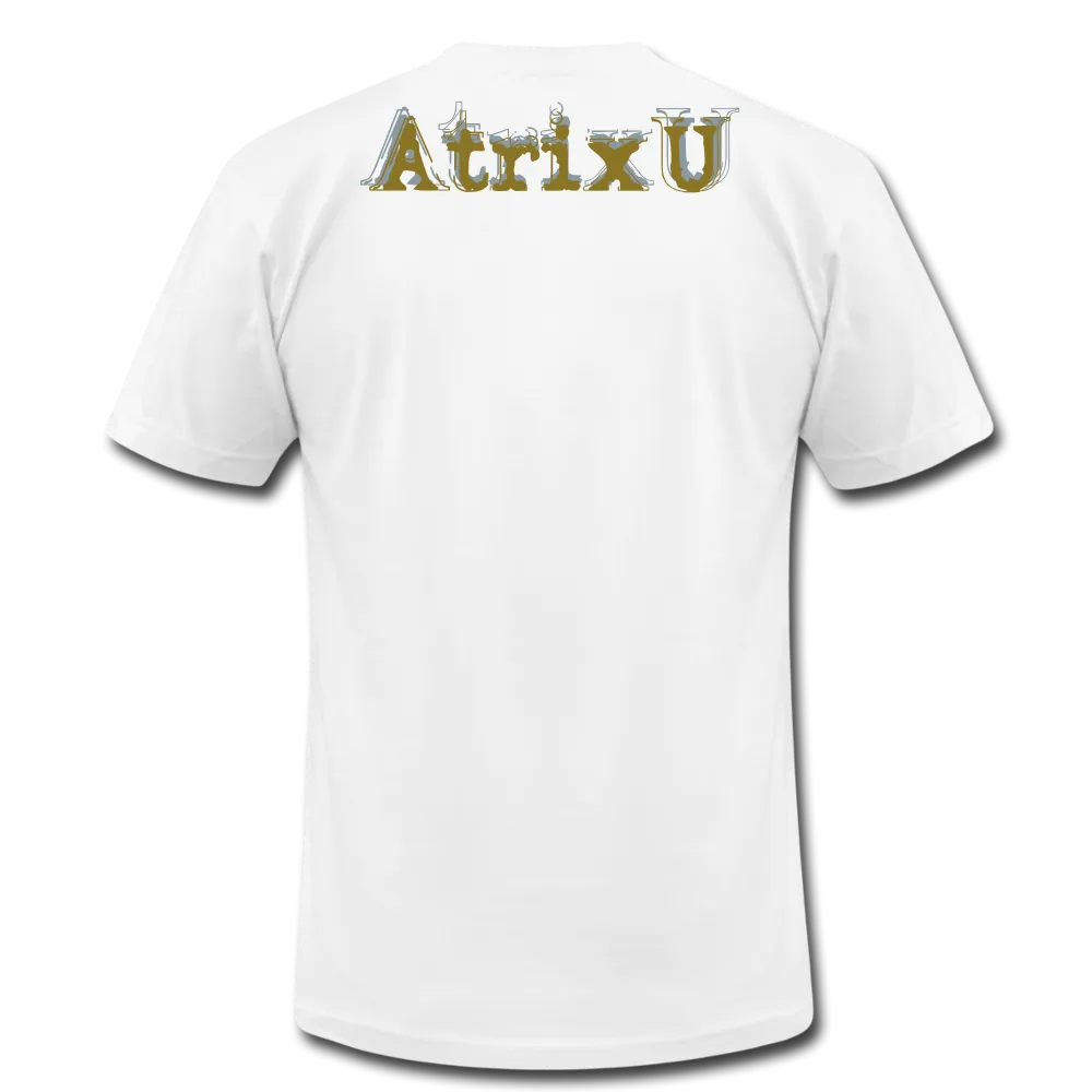"Atrix Universe Defined" Metallic Gold & Silver Flex Print