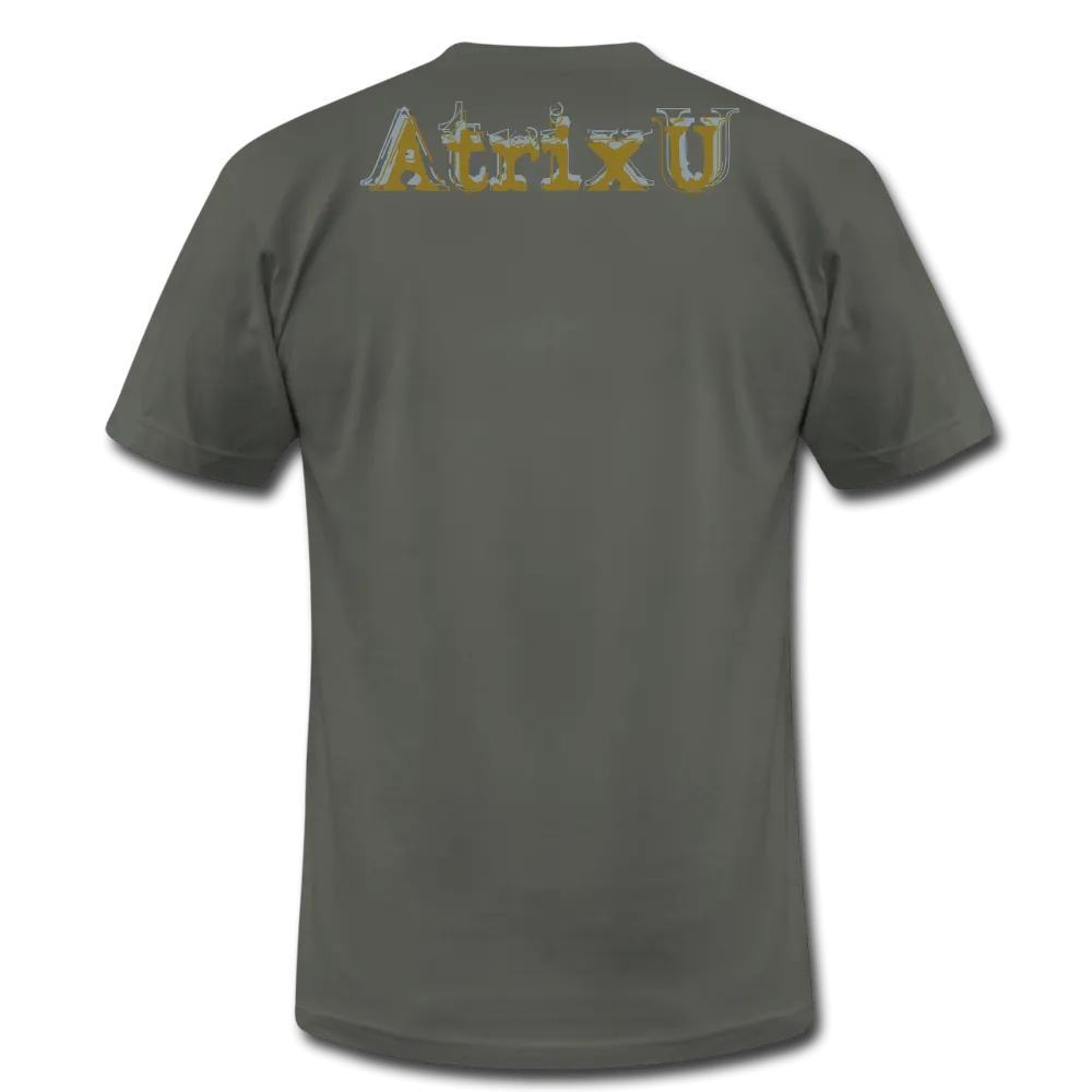 "Atrix Universe Defined" Metallic Gold & Silver Flex Print