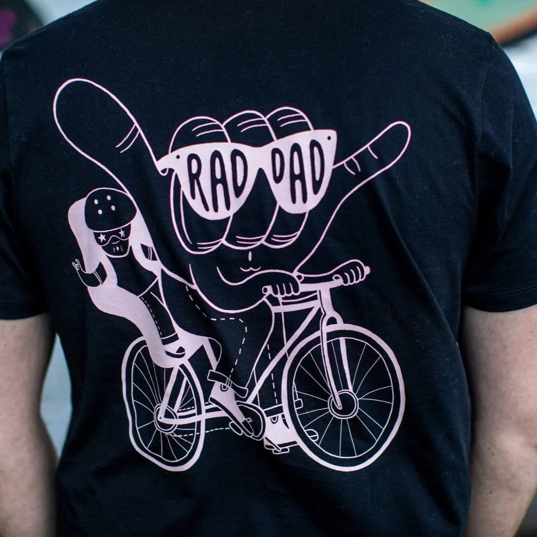 RAD DAD Cycles T-Shirt In Black