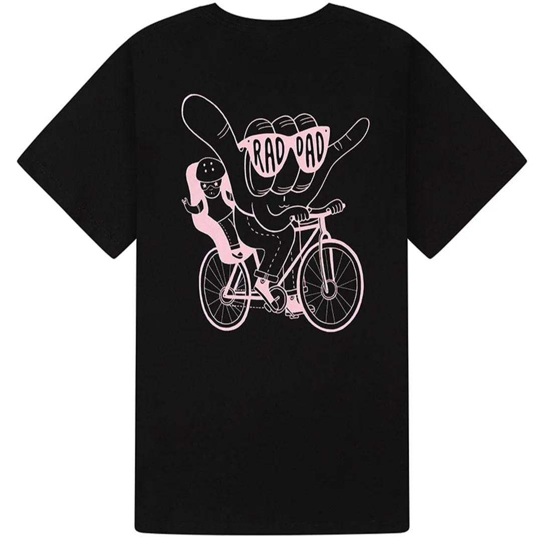 RAD DAD Cycles T-Shirt In Black