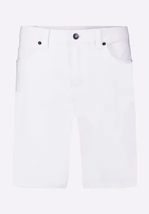 Relaxed Straight Dean Men's Freedom Flex Shorts, White - BM26067