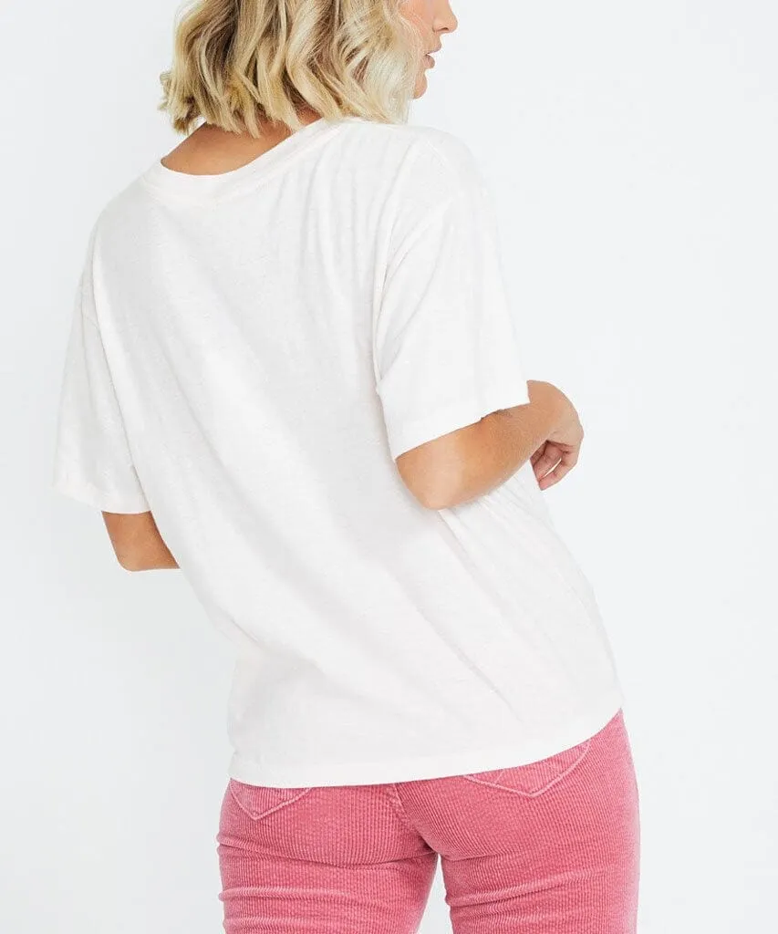 Rolla's Logo Tee Soft Pink
