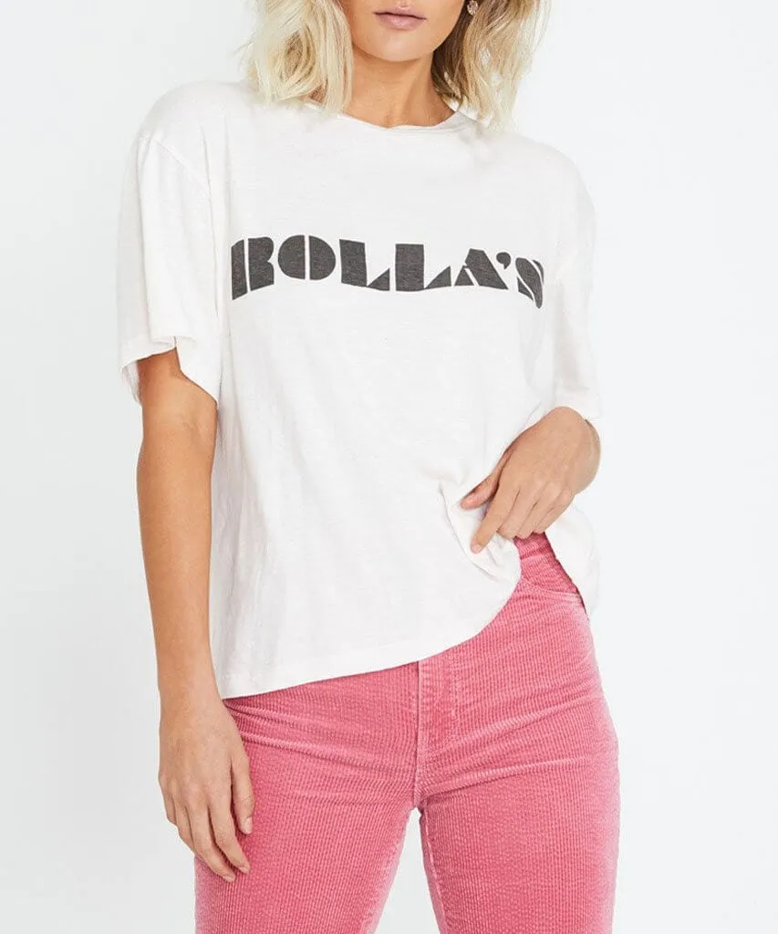 Rolla's Logo Tee Soft Pink