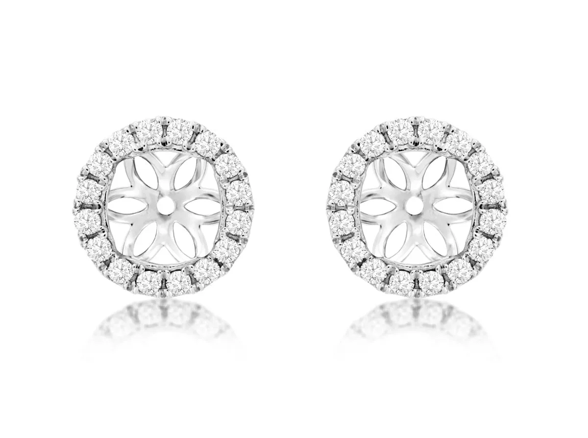 Round Diamond Earring Jackets