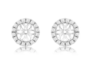 Round Diamond Earring Jackets