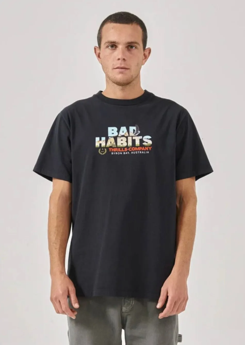 Royal Habits Merch Fit Tee Twilight Black