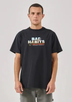 Royal Habits Merch Fit Tee Twilight Black