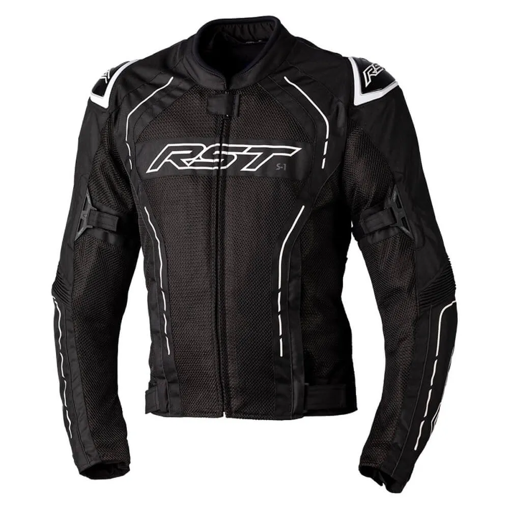 RST S1 Mesh CE Textile Jacket Black / White