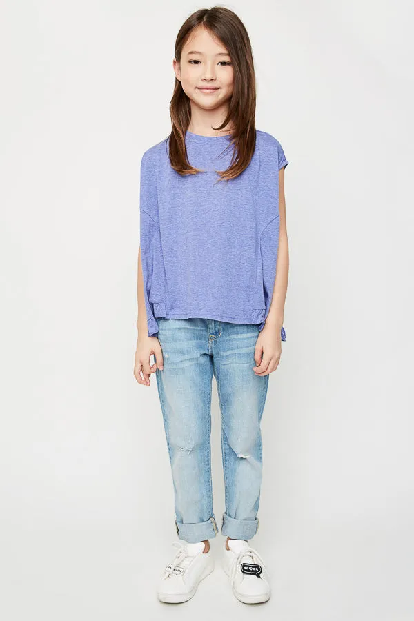 Ruffled Trimmed Top