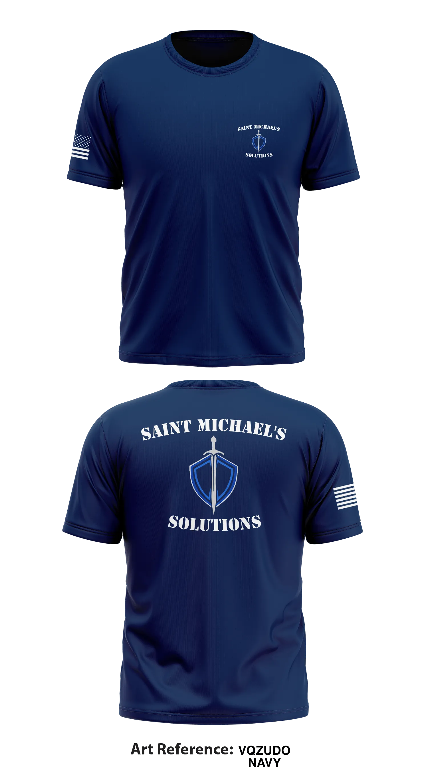 Saint Michael's Solutions Store 1 Core Men's SS Performance Tee - vQZUDo